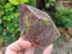 Polished Bastite Dragons Blood Stone Points x 3 From Tshipise, South Africa - Toprock Gemstones and Minerals 