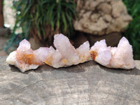 Natural Ametrine Spirit Quartz Clusters x 12 From Boekenhouthoek, South Africa