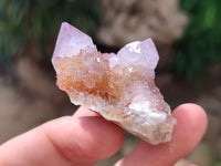 Natural Ametrine Spirit Quartz Clusters x 12 From Boekenhouthoek, South Africa