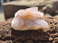 Natural Ametrine Spirit Quartz Clusters x 12 From Boekenhouthoek, South Africa