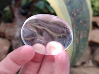 Polished Clear Quartz Crystal Palm Stones x 35 From Madagascar - Toprock Gemstones and Minerals 