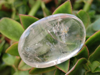 Polished Clear Quartz Crystal Palm Stones x 35 From Madagascar - Toprock Gemstones and Minerals 