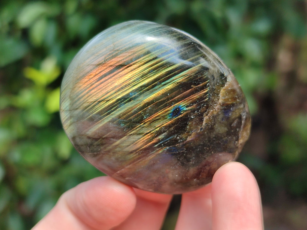 Polished Labradorite Palm Stones x 16 From Tulear, Madagascar - Toprock Gemstones and Minerals 