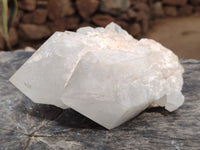 Natural Quartz Clusters x 3 From Madagascar