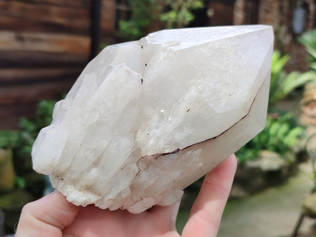 Natural Quartz Clusters x 3 From Madagascar - Toprock Gemstones and Minerals 