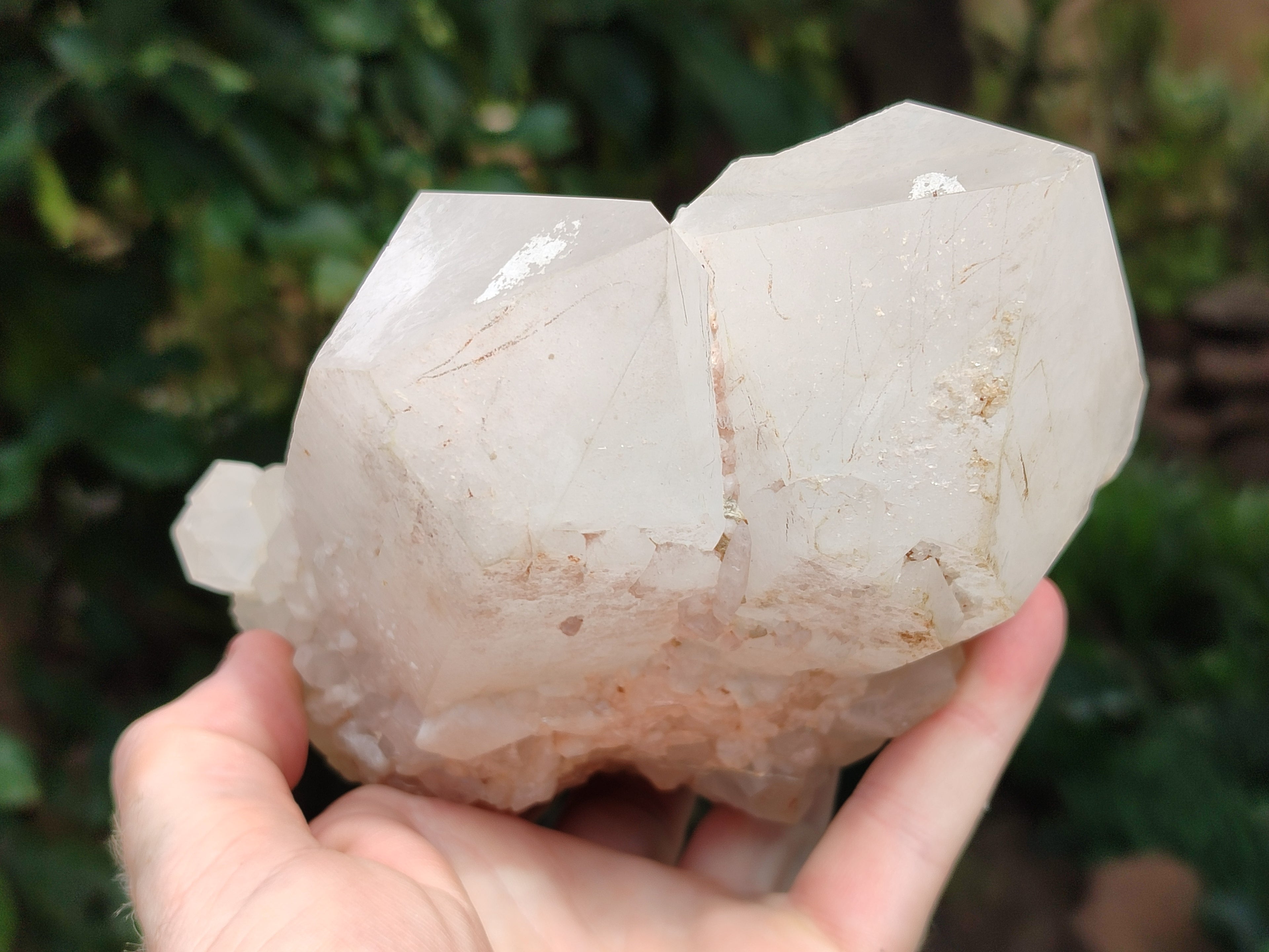 Natural Quartz Clusters x 3 From Madagascar - Toprock Gemstones and Minerals 