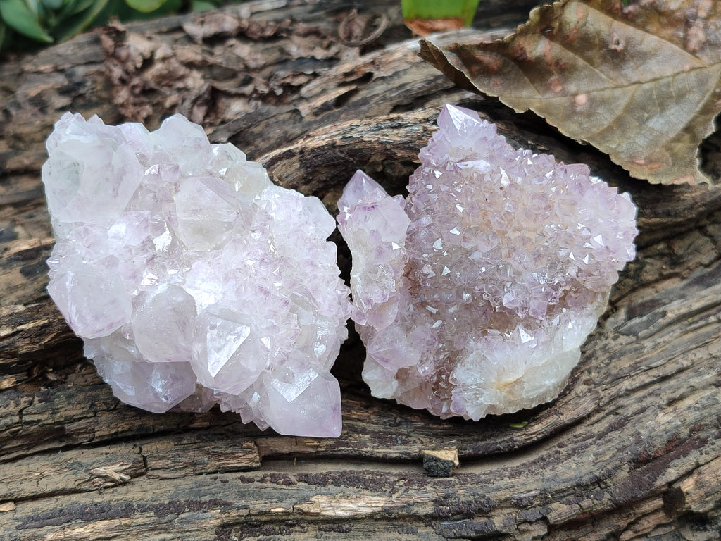 Natural Dark Amethyst Spirit Quartz Clusters x 6 From Boekenhouthoek, South Africa - Toprock Gemstones and Minerals 