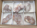 Natural Dark Amethyst Spirit Quartz Clusters x 6 From Boekenhouthoek, South Africa - Toprock Gemstones and Minerals 