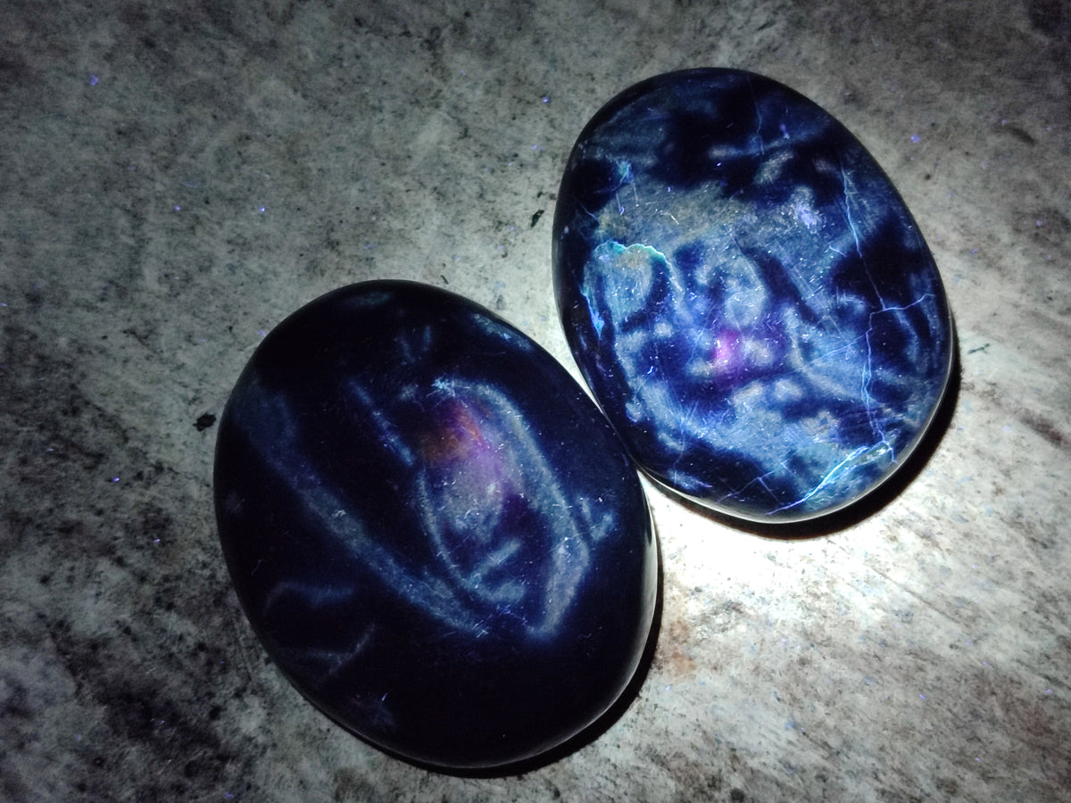 Polished Verdite Galet-Pal Stones x 24 From Zimbabwe - Toprock Gemstones and Minerals 