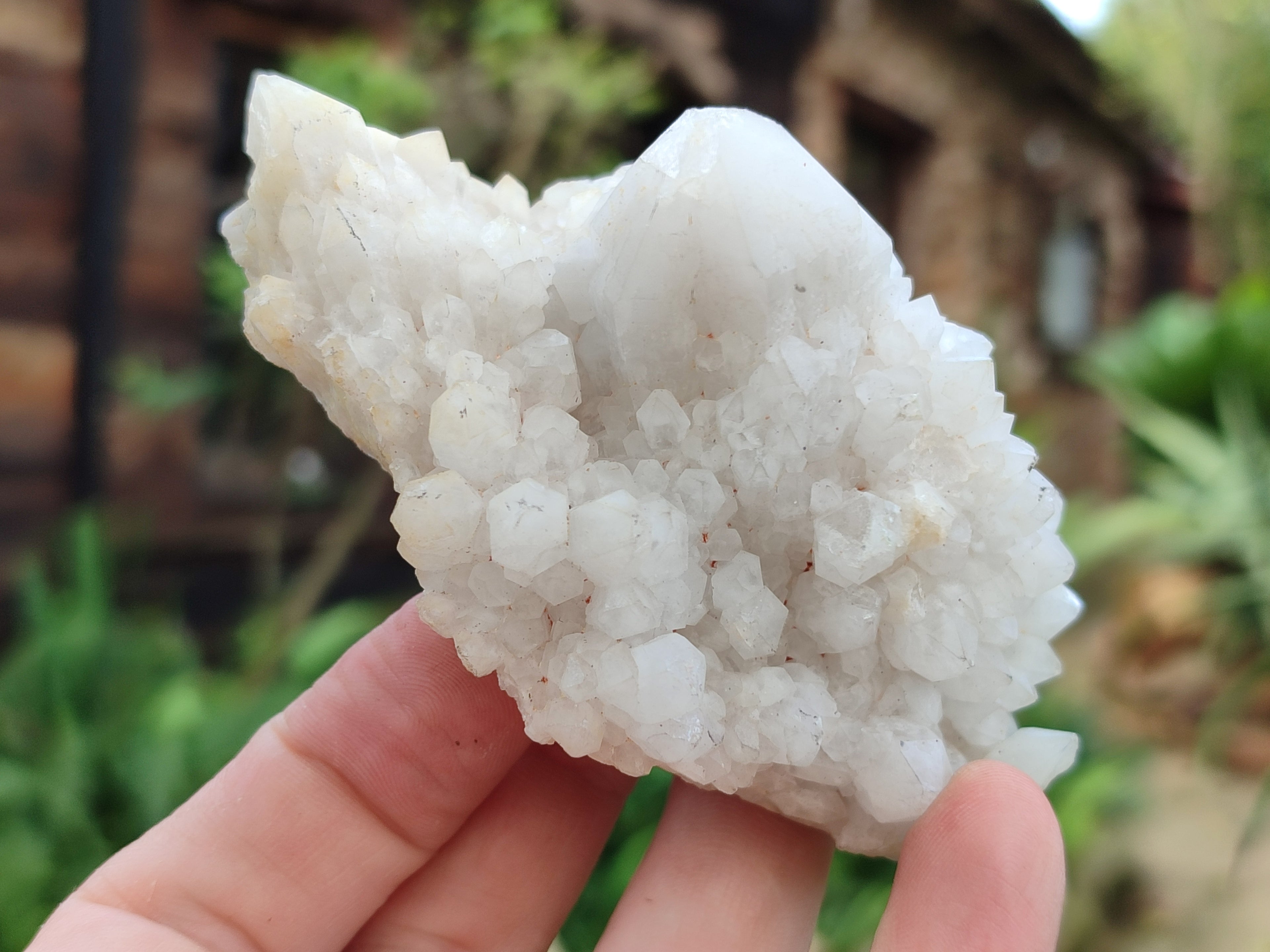 Natural Mixed Quartz Clusters x 12 From Madagascar - Toprock Gemstones and Minerals 