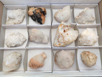 Natural Mixed Quartz Clusters x 12 From Madagascar