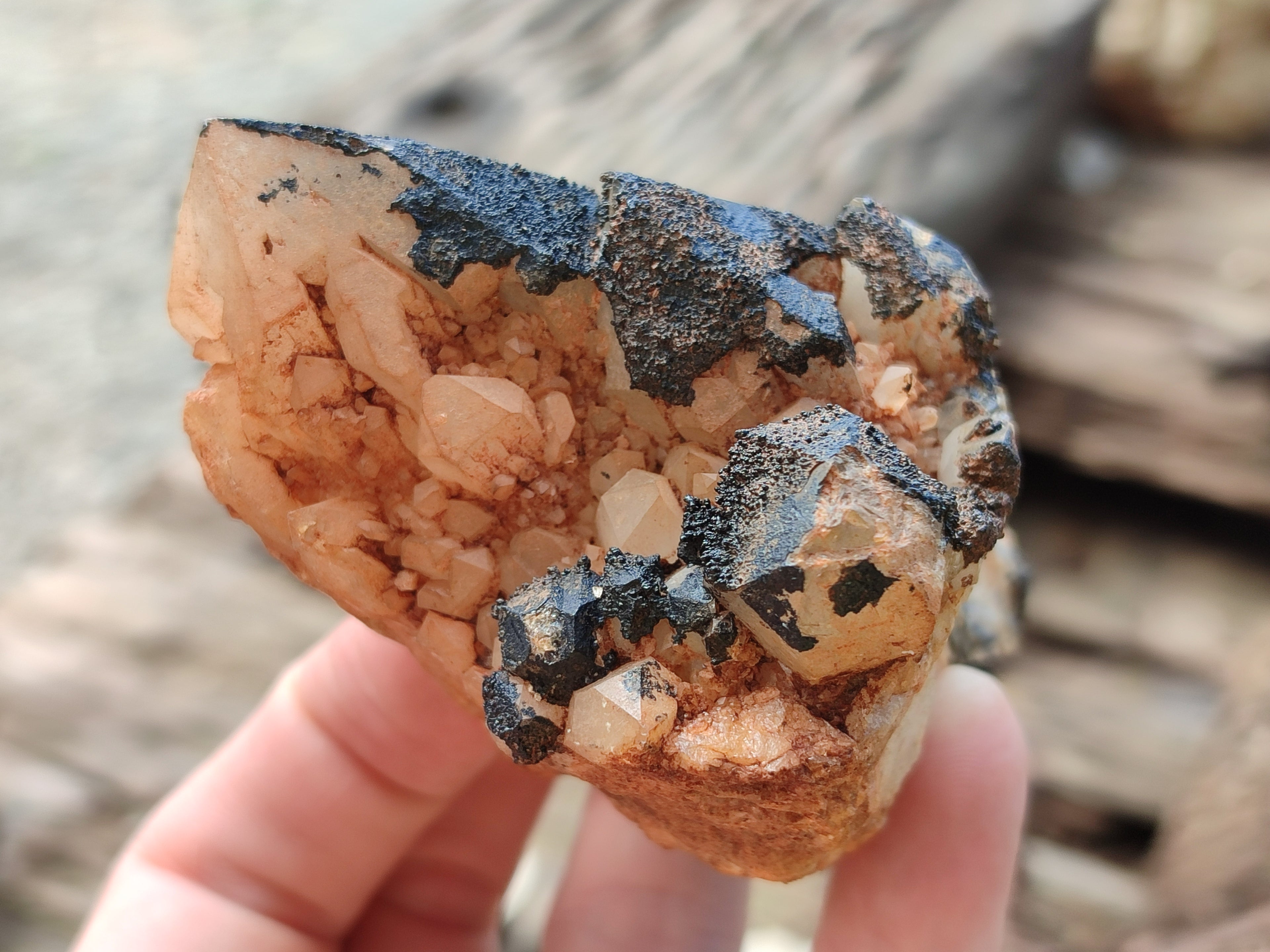 Natural Mixed Quartz Clusters x 12 From Madagascar - Toprock Gemstones and Minerals 
