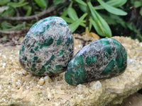 Polished Emerald Mica In Matrix Free Forms x 6 From Mutoko, Zimbabwe - Toprock Gemstones and Minerals 