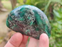 Polished Emerald Mica In Matrix Free Forms x 6 From Mutoko, Zimbabwe - Toprock Gemstones and Minerals 