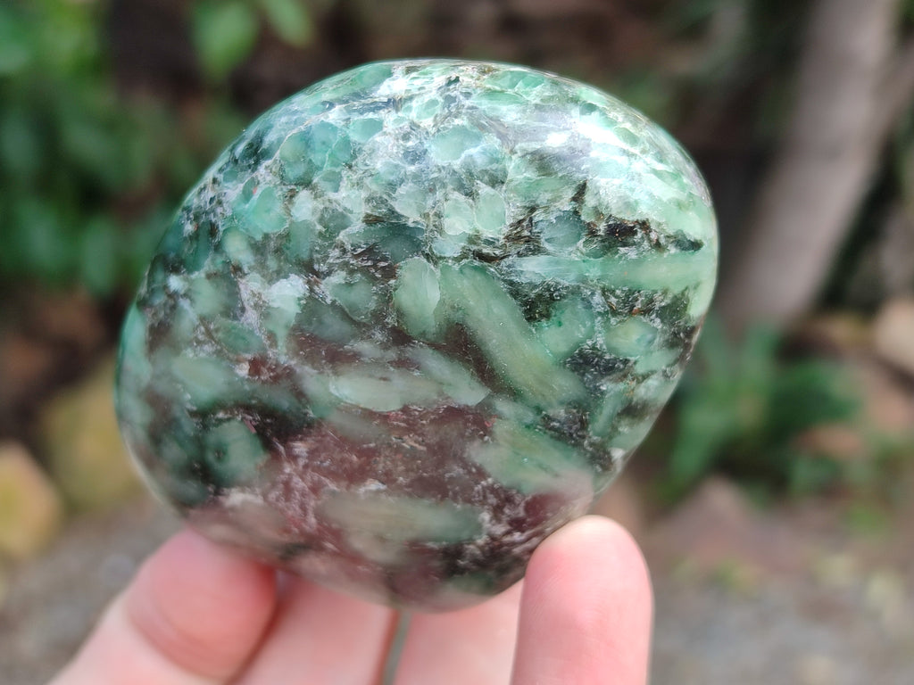 Polished Emerald Mica In Matrix Free Forms x 6 From Mutoko, Zimbabwe - Toprock Gemstones and Minerals 