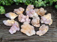 Natural Ametrine Spirit Quartz Clusters x 12 From Boekenhouthoek, South Africa - Toprock Gemstones and Minerals 