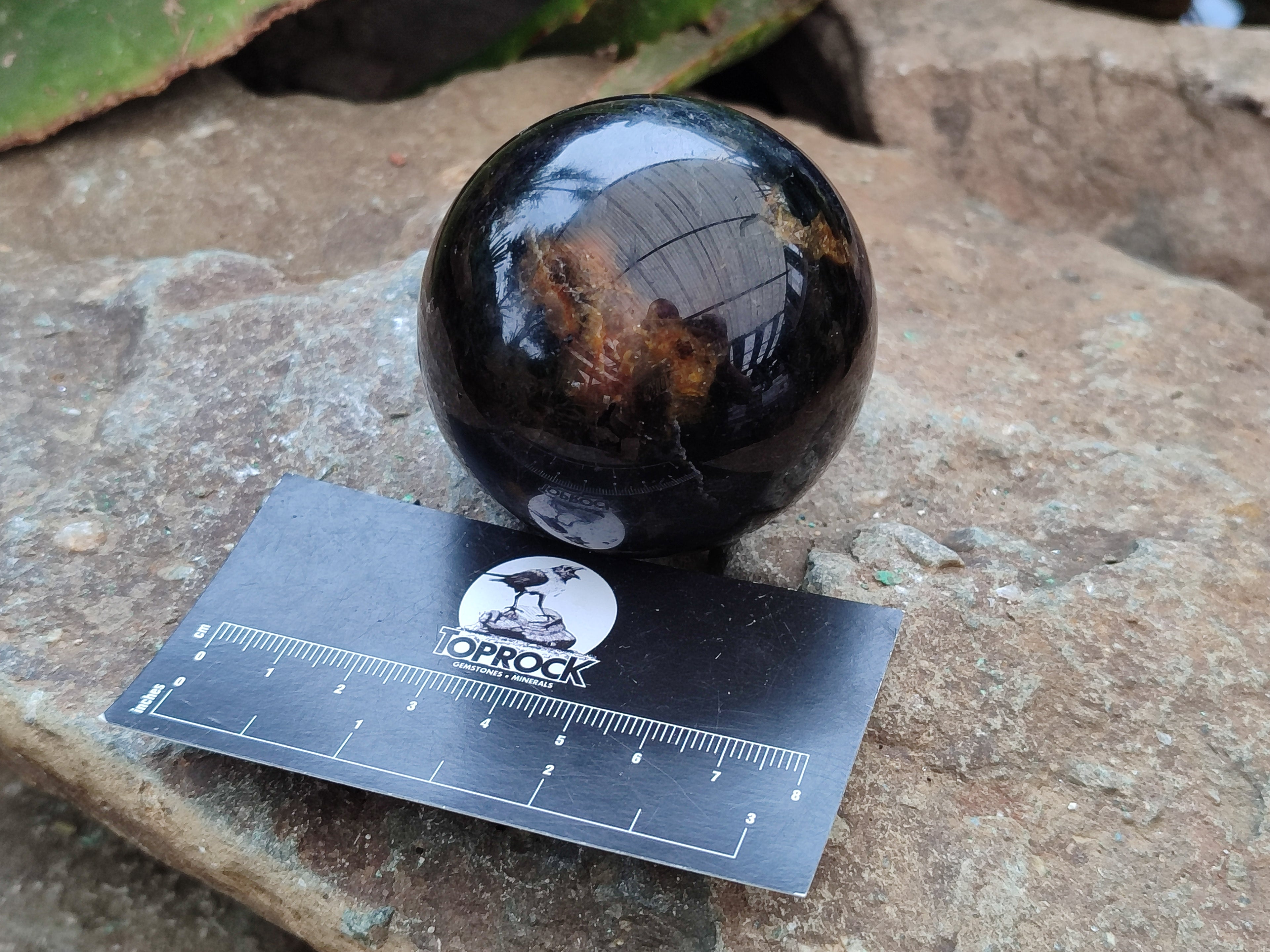Polished Iolite Sphere's x 3 From Ambatofinandrahana, Madagascar - Toprock Gemstones and Minerals 