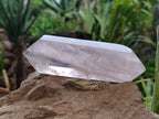 Polished Double Terminated Rose Quartz Points x 6 From Ambatondrazaka, Madagascar - Toprock Gemstones and Minerals 