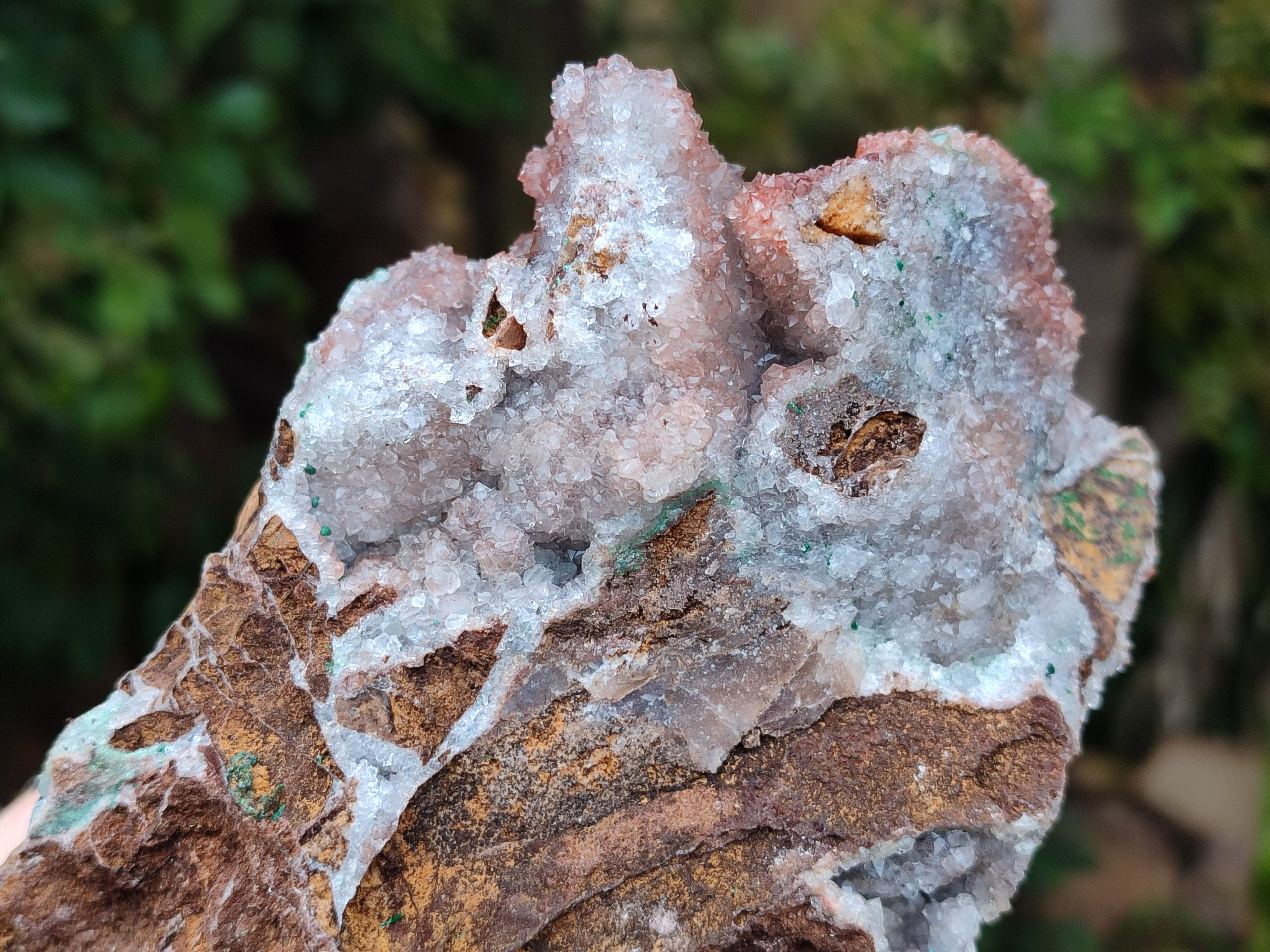 Natural Ball Malachite On Dolomite Matrix Specimens x 2 From Kambove, Congo - Toprock Gemstones and Minerals 
