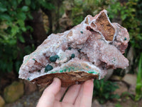 Natural Ball Malachite On Dolomite Matrix Specimens x 2 From Kambove, Congo