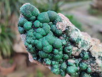 Natural Ball Malachite On Dolomite Matrix Specimens x 2 From Kambove, Congo