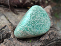 Polished Amazonite Palm Stones x 12 From Madagascar