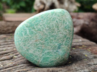 Polished Amazonite Palm Stones x 12 From Madagascar