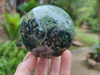 Polished Stromatolite Jasper Spheres x 4 From Katsepy, Madagascar - Toprock Gemstones and Minerals 