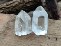 Polished Clear Quartz Crystals x 20 From Madagascar