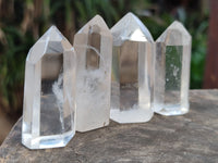 Polished Clear Quartz Crystals x 20 From Madagascar