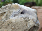 Natural Blue Lace Agate Geode Specimens x 3 From Nsanje, Malawi - Toprock Gemstones and Minerals 