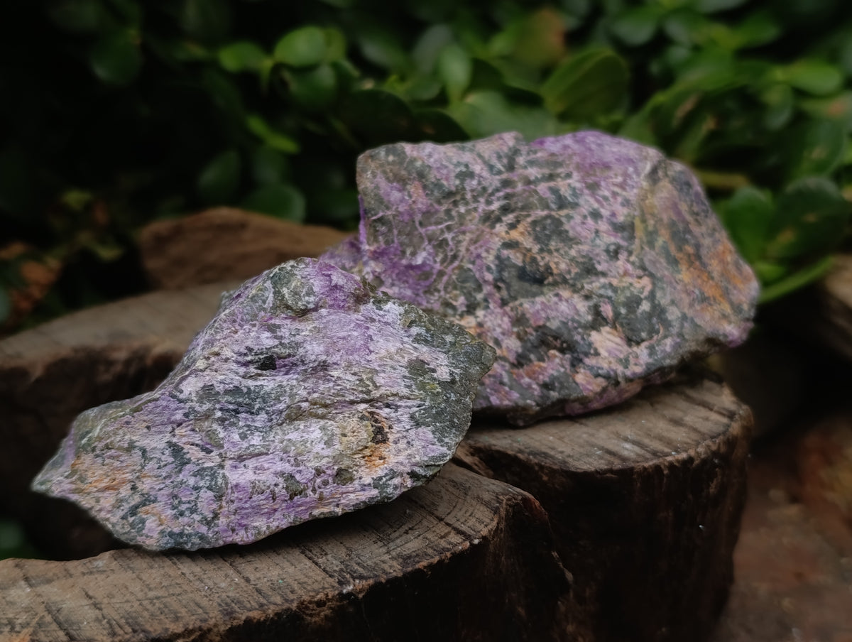 Natural Stichtite Cobbed Specimens x 2.02 Kg Lot - From Barberton, South Africa - Toprock Gemstones and Minerals 