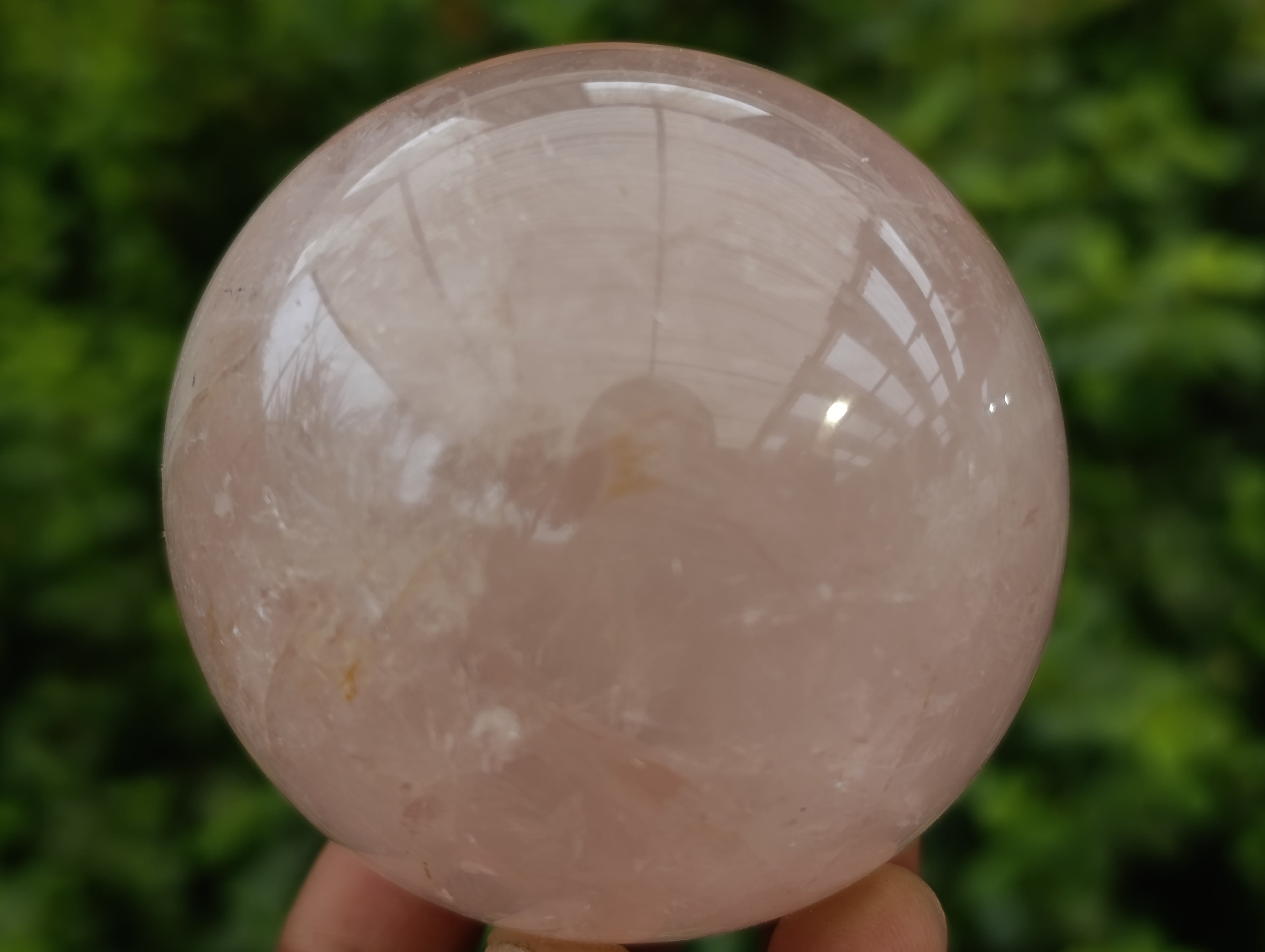 Polished Rose Quartz Spheres with Asterism-Star x 3 From Ambatondrazaka, Madagascar - Toprock Gemstones and Minerals 