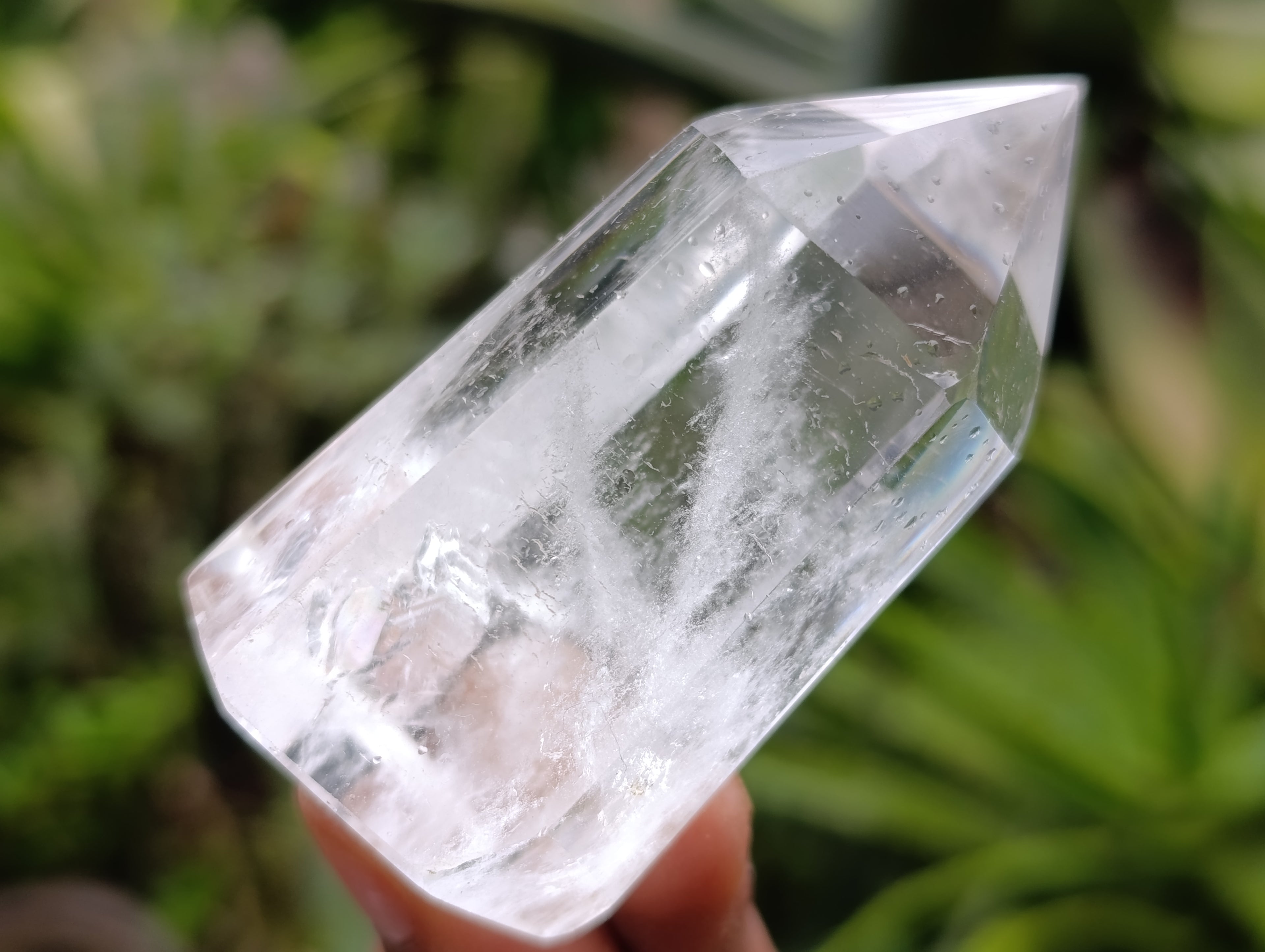 Polished Clear Quartz Crystals x 12 From Madagascar - Toprock Gemstones and Minerals 