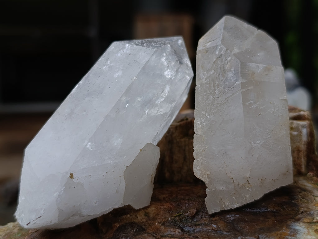 Natural Clear Quartz Crystals x 35 From Madagascar - Toprock Gemstones and Minerals 