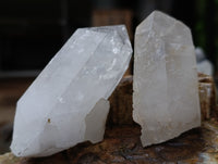 Natural Clear Quartz Crystals x 35 From Madagascar