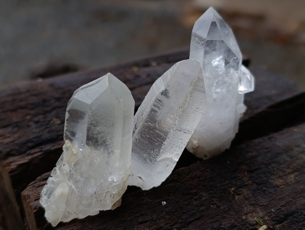 Natural Clear Quartz Crystals x 35 From Madagascar - Toprock Gemstones and Minerals 