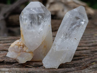 Natural Clear Quartz Crystals x 35 From Madagascar