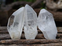Natural Clear Quartz Crystals x 35 From Madagascar