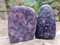 Polished Lepidolite Free Forms x 6 From Zimbabwe