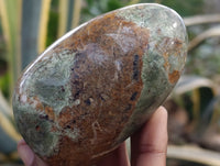 Polished Chrysoprase Standing Free Forms x 6 From Madagascar