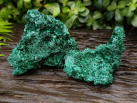 Natural Silky Malachite Specimens x 6 From Kasompe, Congo - Toprock Gemstones and Minerals 
