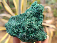 Natural Silky Malachite Specimens x 6 From Kasompe, Congo - Toprock Gemstones and Minerals 