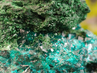 Natural Rare Dioptase and Malachite Specimens x 4 From Likasi, Congo