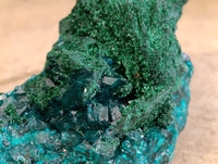Natural Rare Dioptase and Malachite Specimens x 4 From Likasi, Congo