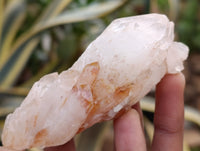 Natural White Quartz Clusters x 9 From Madagascar