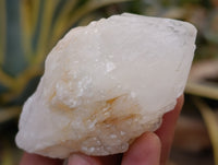 Natural White Quartz Clusters x 9 From Madagascar