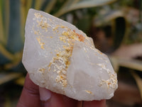 Natural White Quartz Clusters x 9 From Madagascar