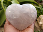 Polished Pink Pearl Girasol Quartz Hearts x 3 From Ambatondrazaka, Madagascar - Toprock Gemstones and Minerals 