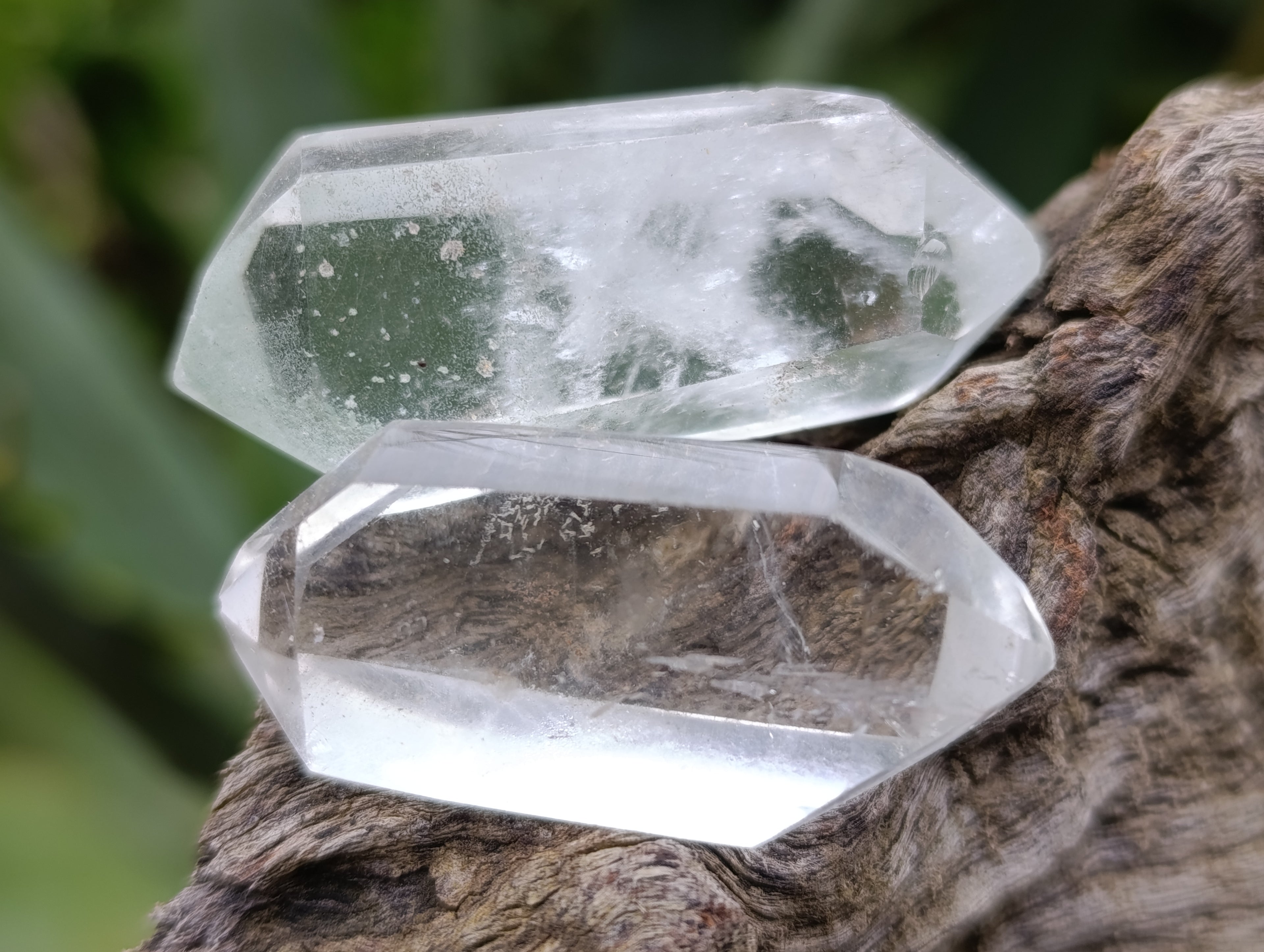Polished Double Terminated Quartz Crystals x 35 From Madagascar - Toprock Gemstones and Minerals 